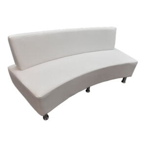 Lunar Curved Leather Sofa