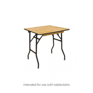 2ft 6in square trestle table hire