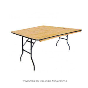 6ft x 4ft trestle table with folding metal legs