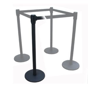 retractable belt barrier hire
