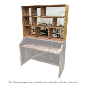 Pallet Bar Optic Shelf Unit