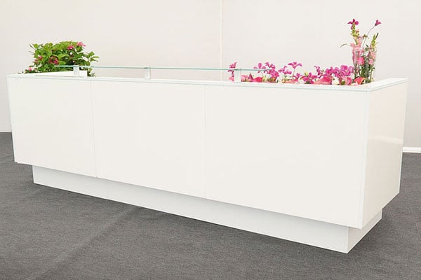 welcome reception desk hire