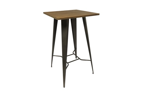 Rustic Tolix poseur table