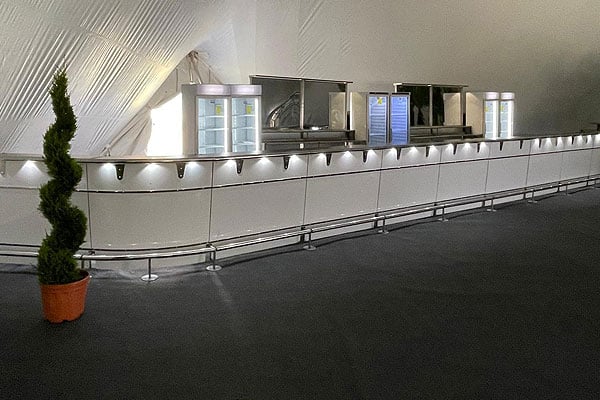 ZIP bar set-up at Creamfields South