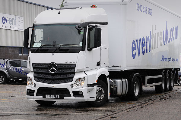 NEW Event Hire artic trailer arrives