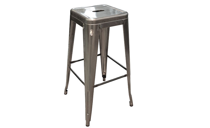 Gun metal Tolix stools