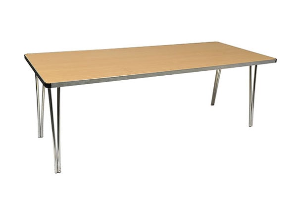 Low 6ft trestle tables