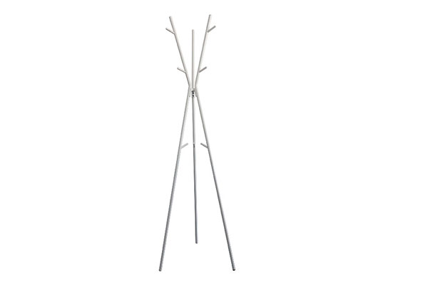 White hat & coat stands