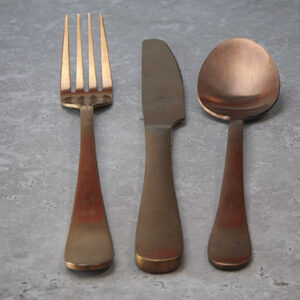 Enamor Copper Cutlery Set Hire