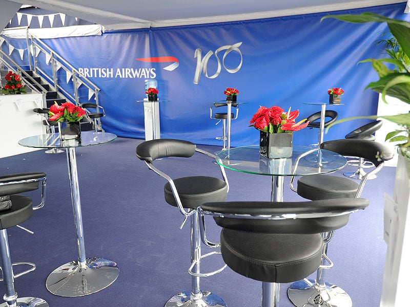 Take your airshow to new heights with the best furniture hire UK