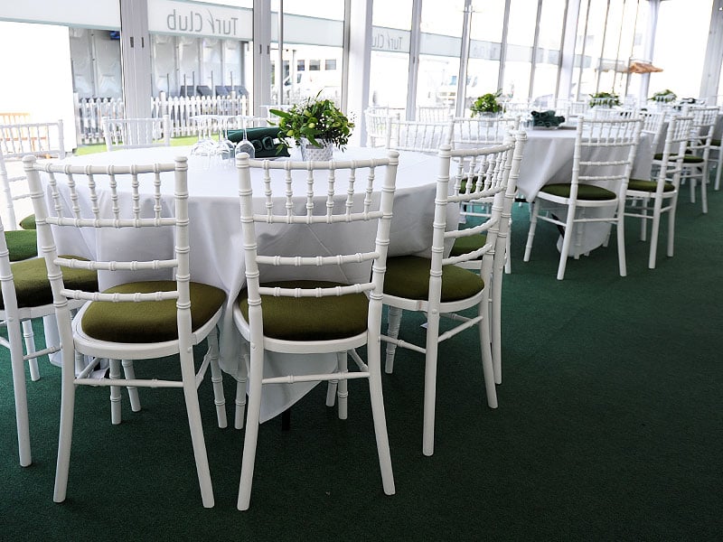Rent tables and chairs for corporate functions at Edgbaston cricket ground Birmingham