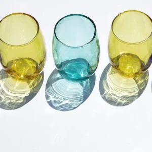 Coloured Glassware Hire